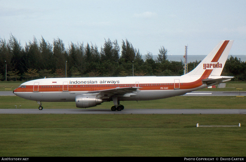 Aircraft Photo of PK-GAC | Airbus A300B4-220 | Garuda Indonesian Airways | AirHistory.net #42953