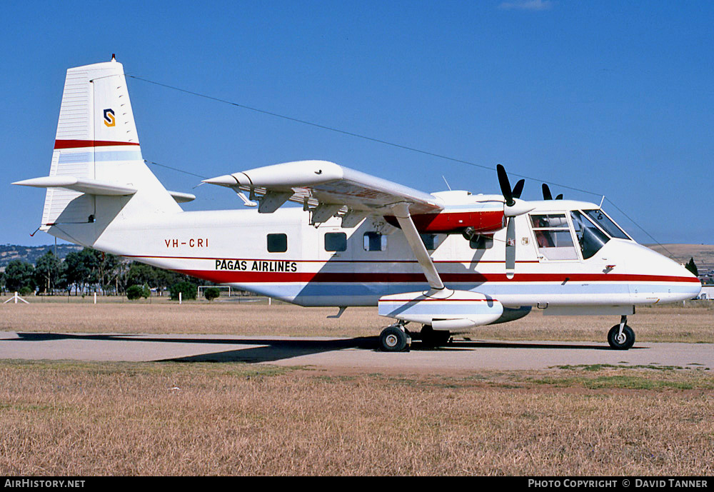 Aircraft Photo of VH-CRI | GAF N-22B Nomad | Pagas Airlines | AirHistory.net #42970