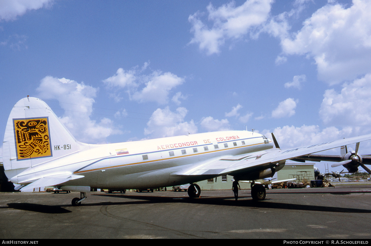 Aircraft Photo of HK-851 | Curtiss C-46A Commando | Aerocóndor | AirHistory.net #42996