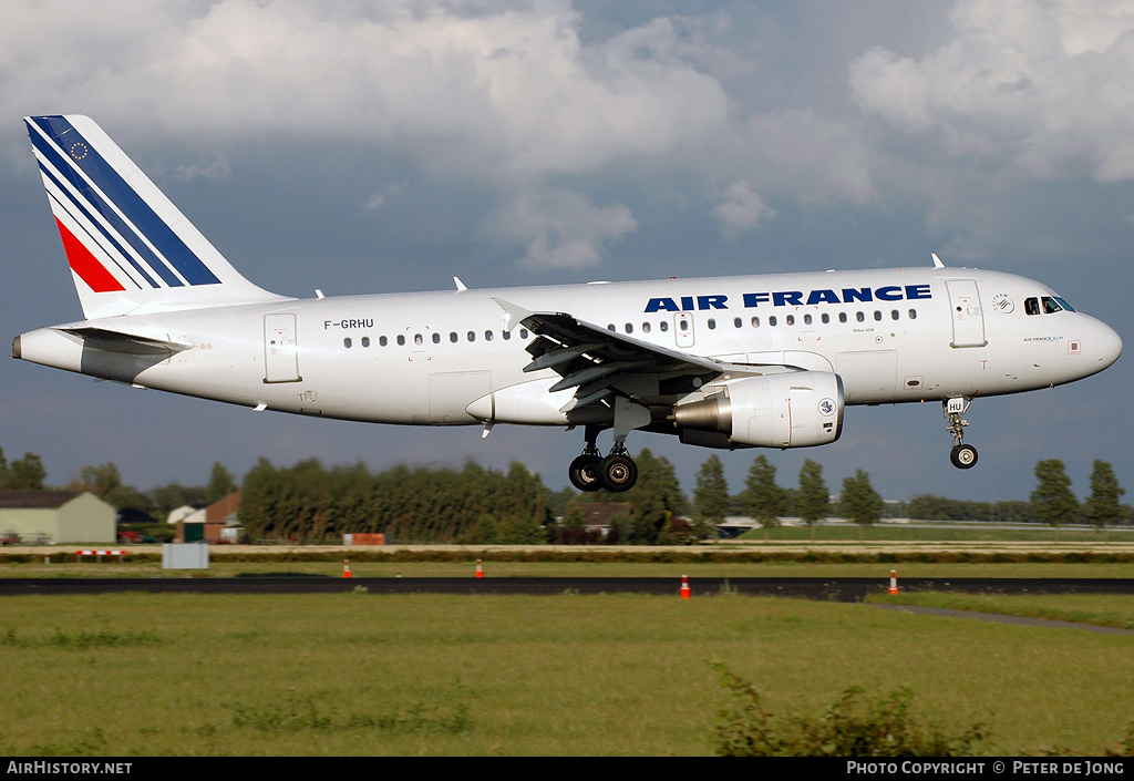 Aircraft Photo of F-GRHU | Airbus A319-111 | Air France | AirHistory.net #43021