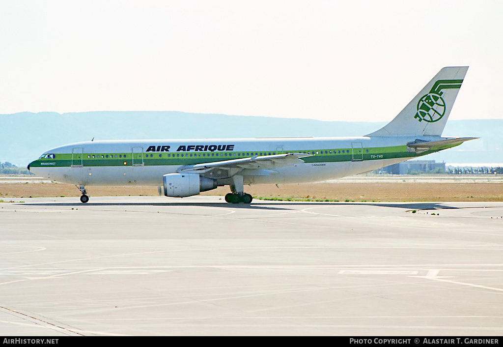 Aircraft Photo of TU-TAO | Airbus A300B4-203 | Air Afrique | AirHistory.net #43036