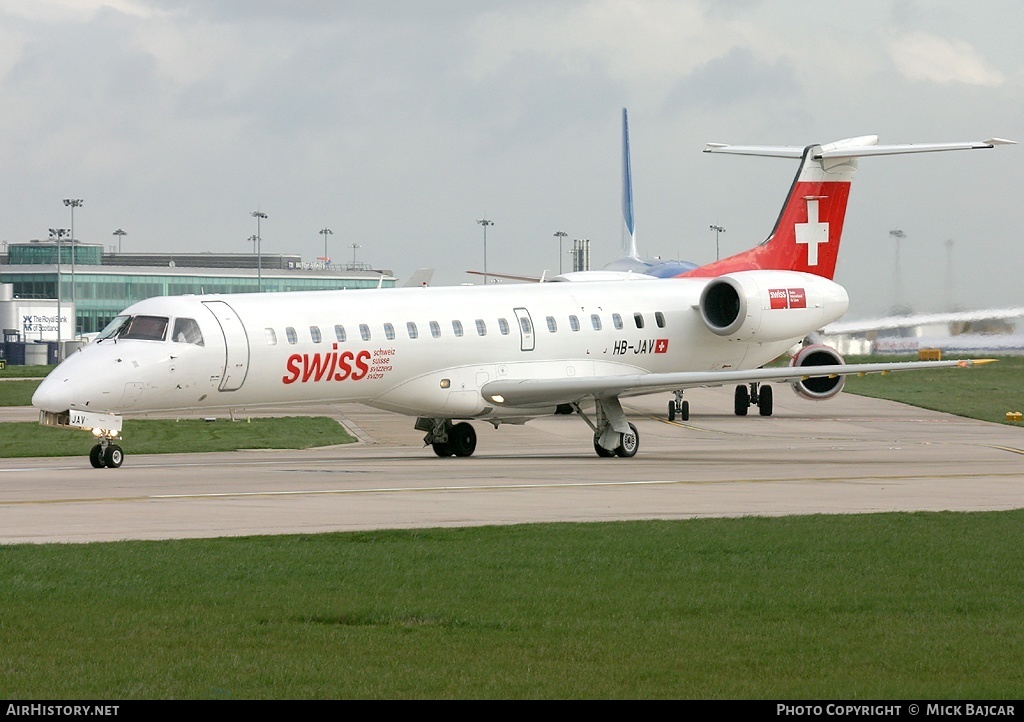 Aircraft Photo of HB-JAV | Embraer ERJ-145LU (EMB-145LU) | Swiss International Air Lines | AirHistory.net #43038