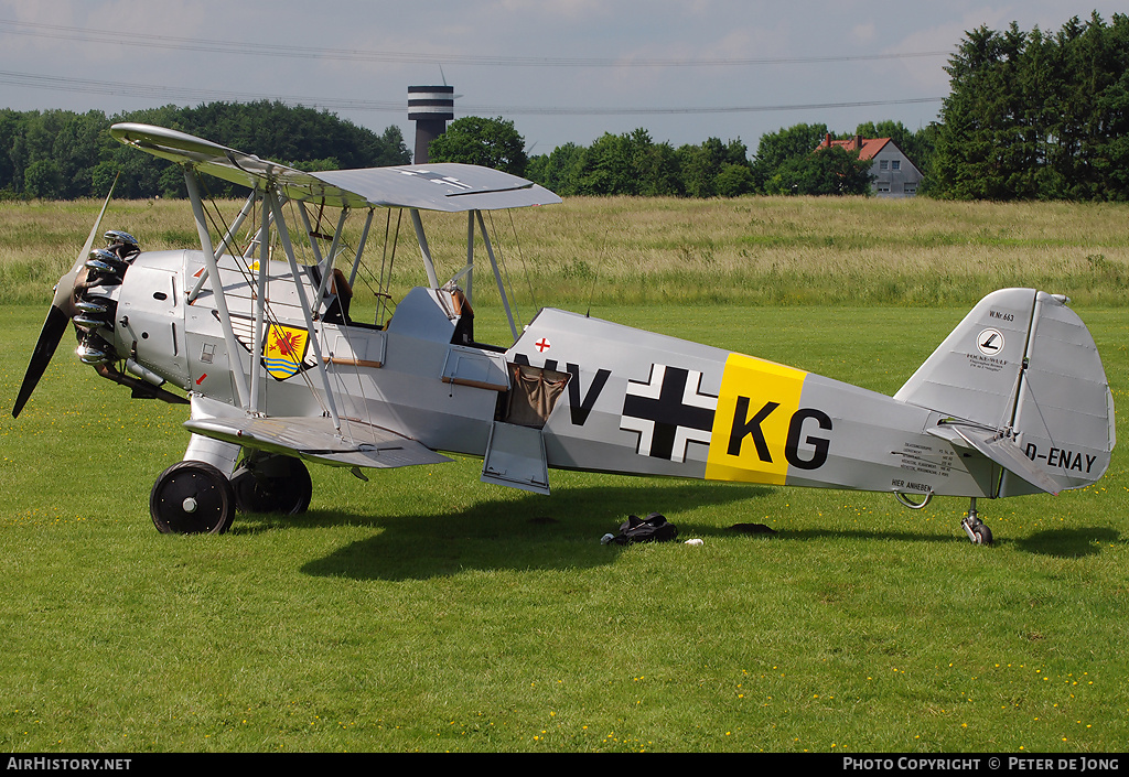Aircraft Photo of D-ENAY / 663 | Focke-Wulf Sk12 Stieglitz (Fw-44J) | Germany - Air Force | AirHistory.net #43040