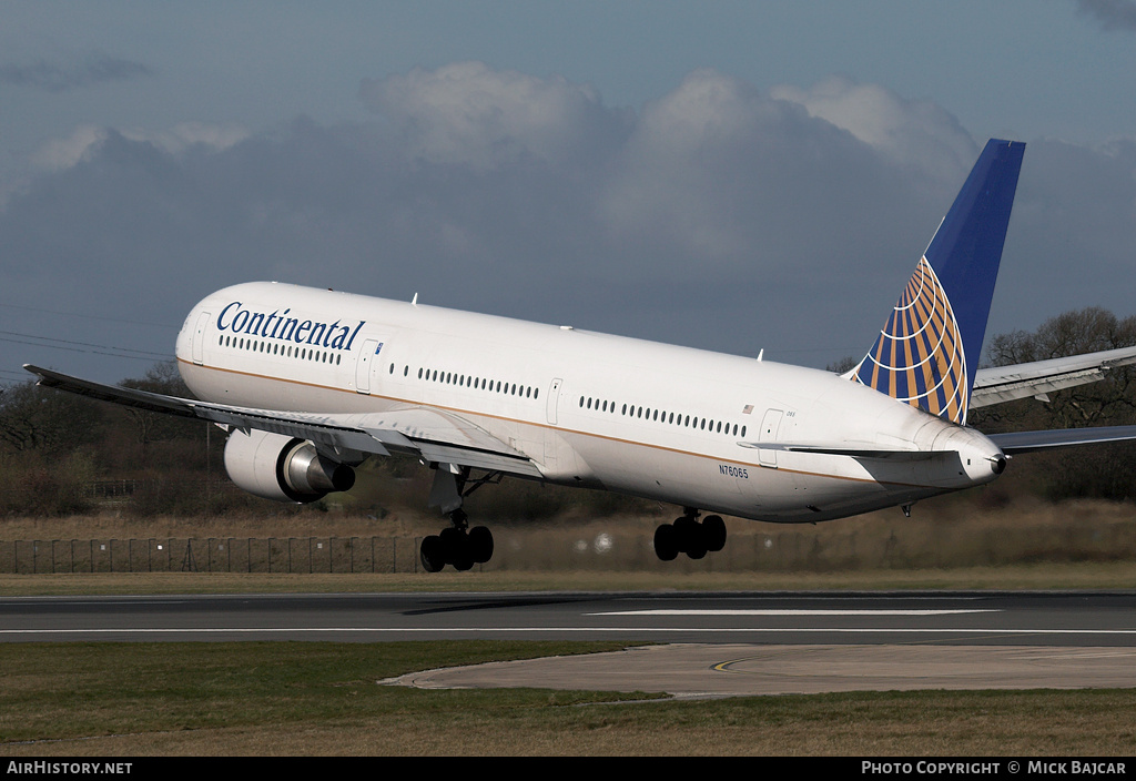 Aircraft Photo of N76065 | Boeing 767-424/ER | Continental Airlines | AirHistory.net #43052