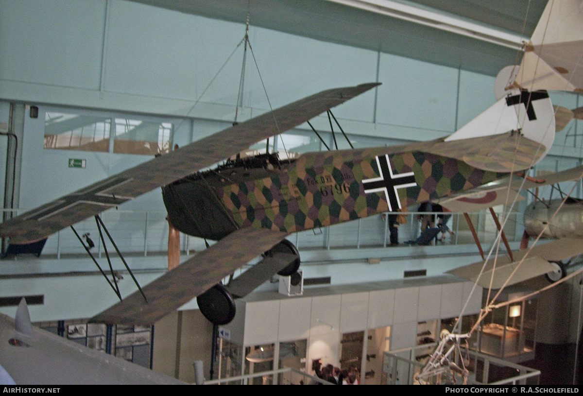 Aircraft Photo of 6796/18 | Fokker D.VII | Germany - Air Force | AirHistory.net #43059