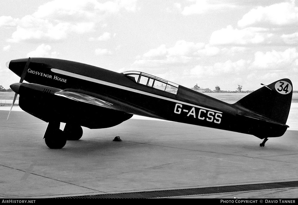 Aircraft Photo of G-ACSS | De Havilland D.H. 88 Comet | AirHistory.net #43062