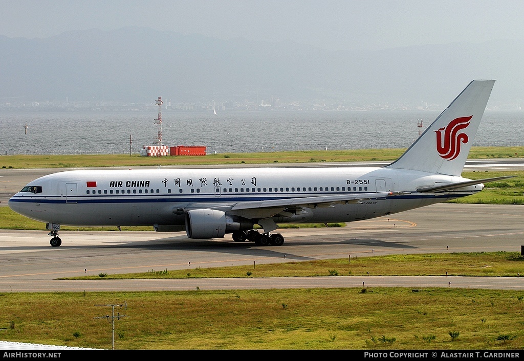 Aircraft Photo of B-2551 | Boeing 767-2J6/ER | Air China | AirHistory.net #43064