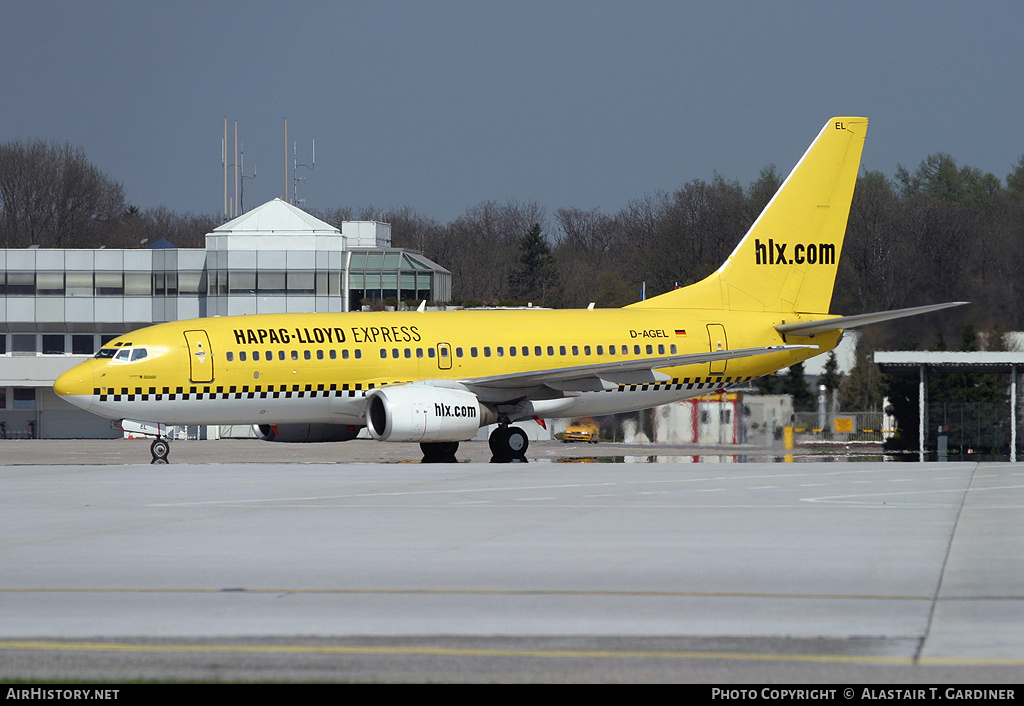 Aircraft Photo of D-AGEL | Boeing 737-75B | Hapag-Lloyd Express | AirHistory.net #43092