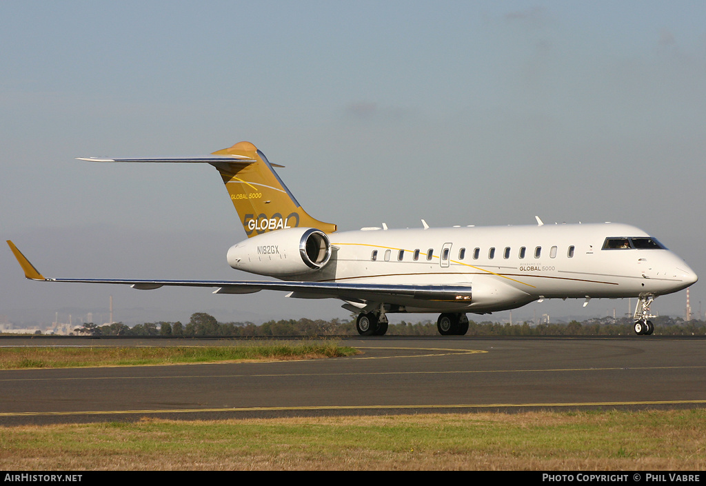Aircraft Photo of N182GX | Bombardier Global 5000 (BD-700-1A11) | Bombardier | AirHistory.net #43122