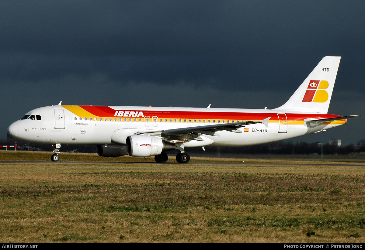 Aircraft Photo of EC-HTD | Airbus A320-214 | Iberia | AirHistory.net #43131