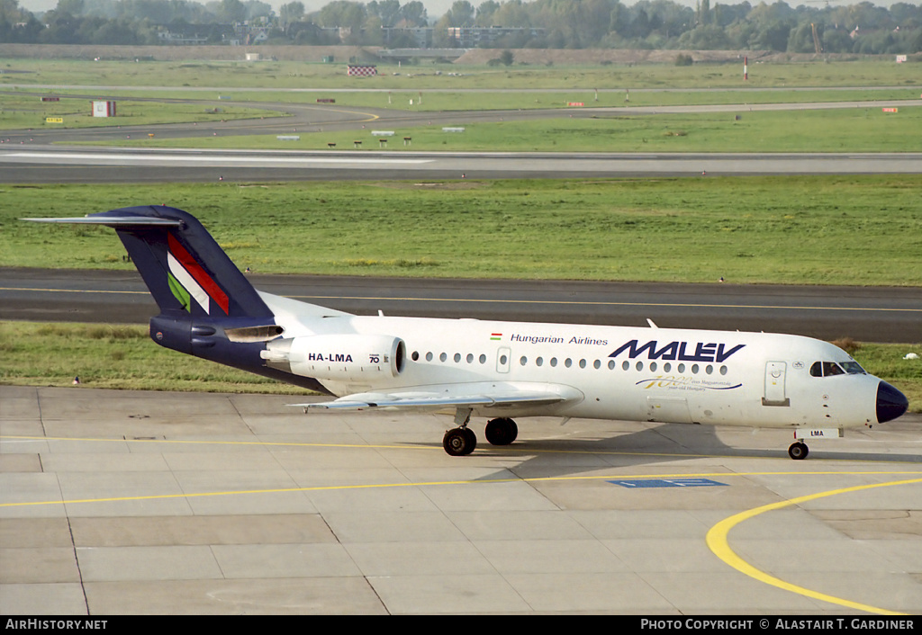 Aircraft Photo of HA-LMA | Fokker 70 (F28-0070) | Malév - Hungarian Airlines | AirHistory.net #43175