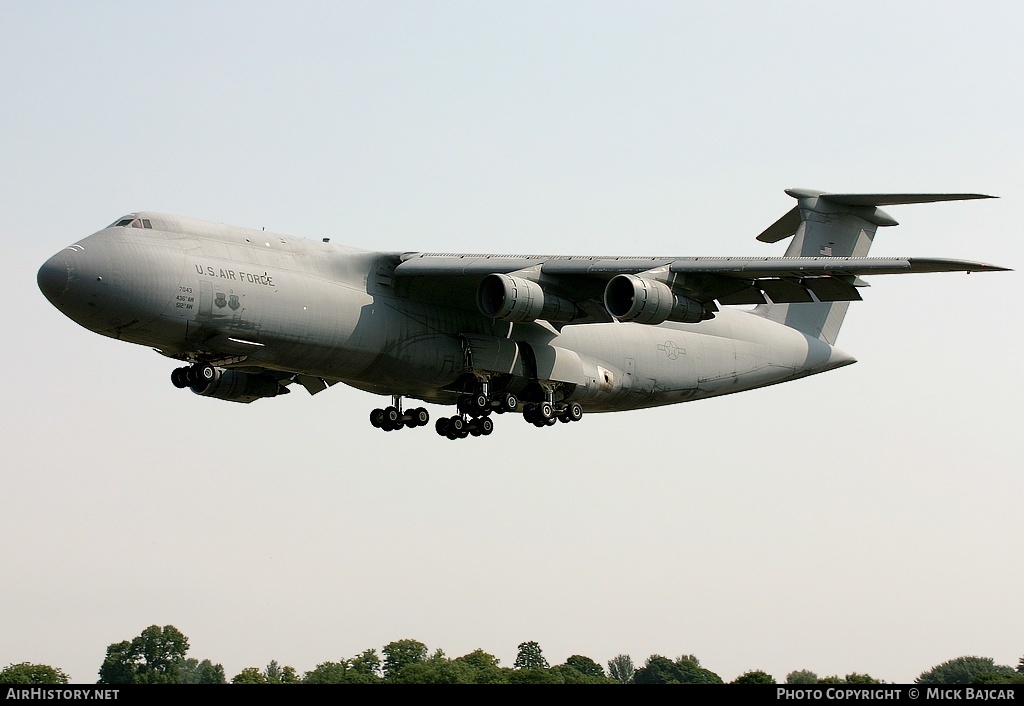 Aircraft Photo of 87-0043 / 70043 | Lockheed C-5B Galaxy (L-500) | USA - Air Force | AirHistory.net #43180