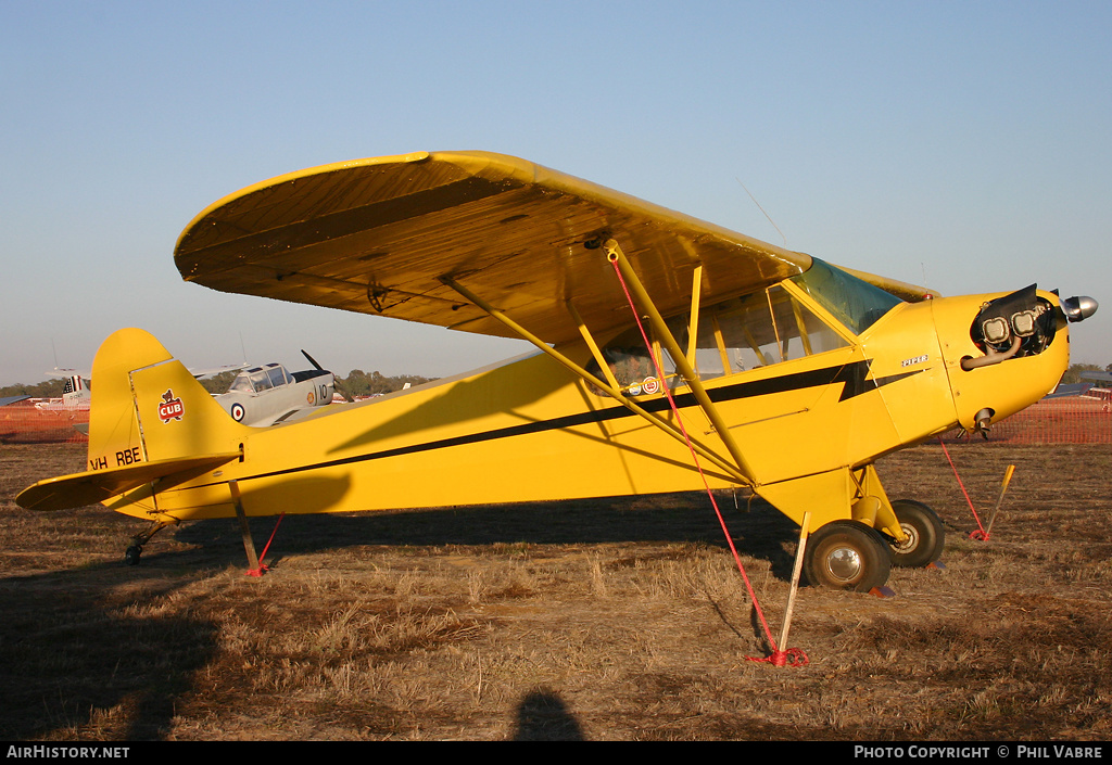 Aircraft Photo of VH-RBE | Piper J-3C-65 Cub | AirHistory.net #43184