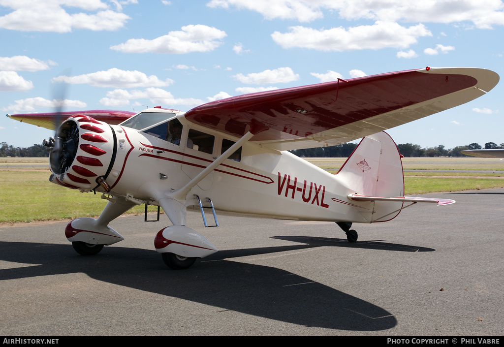 Aircraft Photo of VH-UXL | Stinson SR-8C Reliant | AirHistory.net #43186