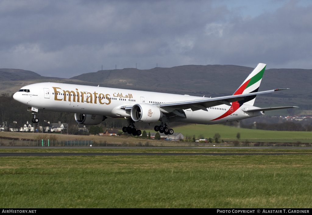 Aircraft Photo of A6-EBS | Boeing 777-31H/ER | Emirates | AirHistory.net #43210