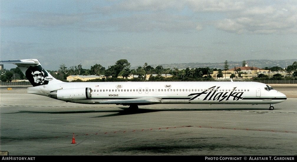 Aircraft Photo of N943AS | McDonnell Douglas MD-83 (DC-9-83) | Alaska Airlines | AirHistory.net #43237