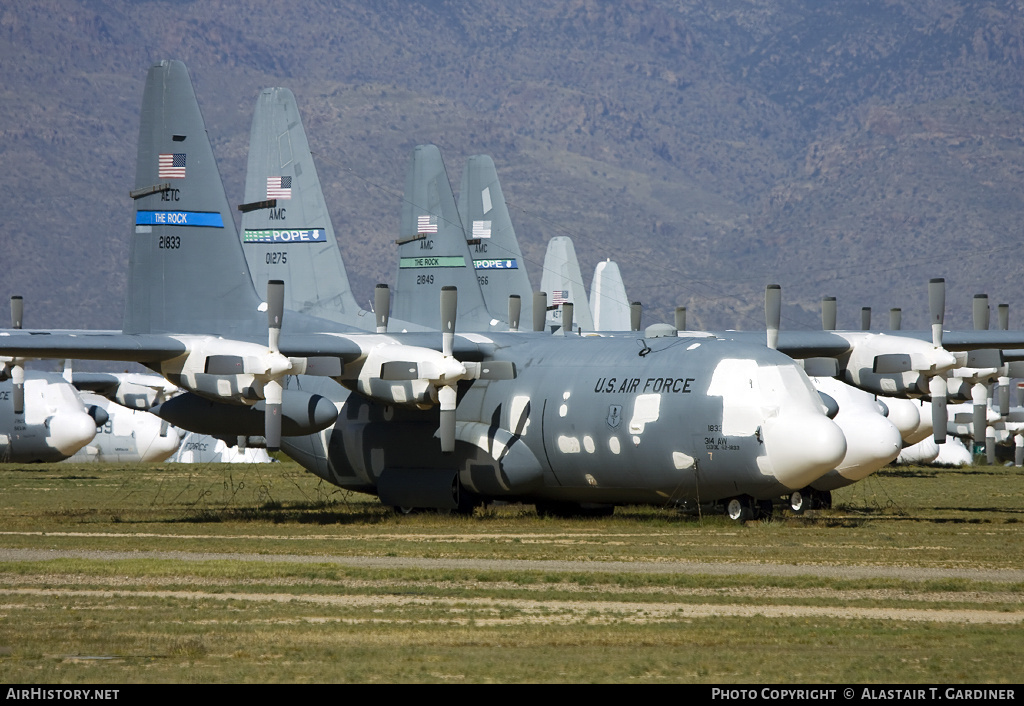Aircraft Photo of 62-1833 / 21833 | Lockheed C-130E Hercules (L-382) | USA - Air Force | AirHistory.net #43240