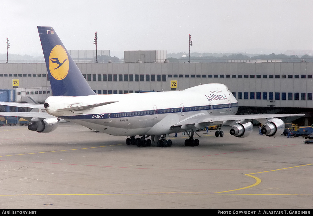 Aircraft Photo of D-ABYT | Boeing 747-230BM | Lufthansa | AirHistory.net #43301