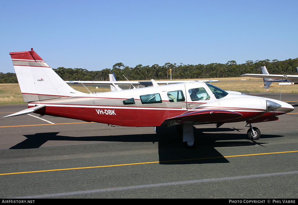 Aircraft Photo of VH-DBK | Piper PA-34-200T Seneca II | AirHistory.net #43350