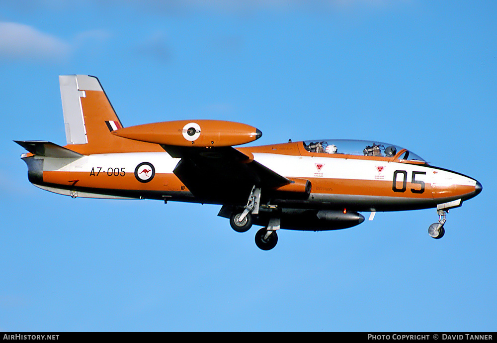 Aircraft Photo of A7-005 | Commonwealth CA-30 (MB-326H) | Australia - Air Force | AirHistory.net #43387