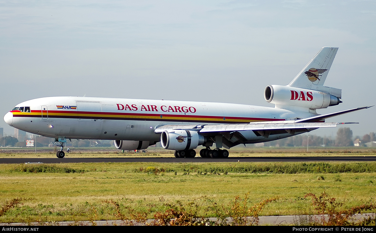 Aircraft Photo of 5X-JCR | McDonnell Douglas DC-10-30(F) | DAS Air Cargo - Dairo Air Services | AirHistory.net #43401