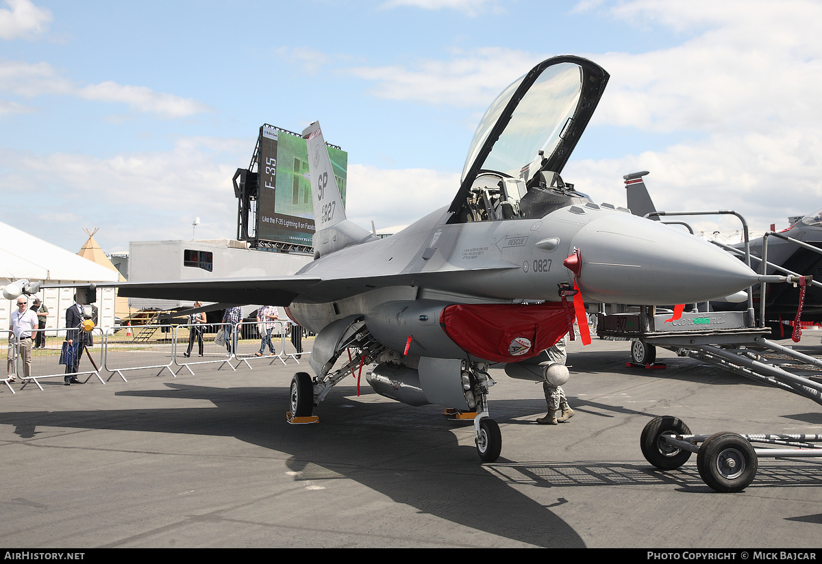 Aircraft Photo of 90-0827 / AF90-827 | Lockheed F-16CM Fighting Falcon | USA - Air Force | AirHistory.net #43404