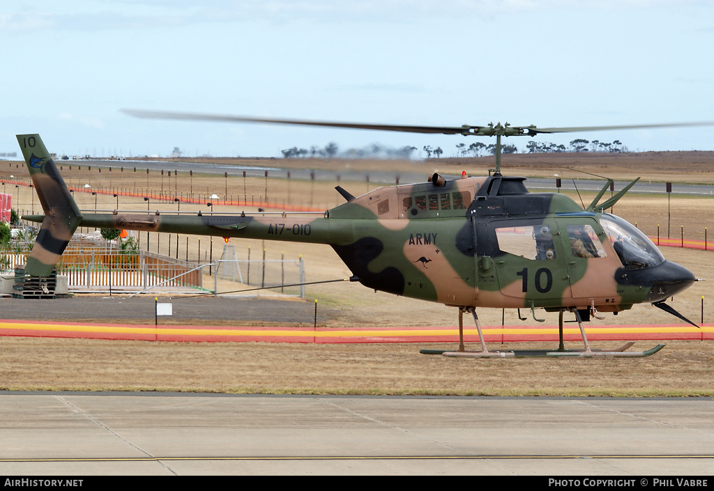 Aircraft Photo of A17-010 | Bell 206B-1 Kiowa | Australia - Army | AirHistory.net #43426