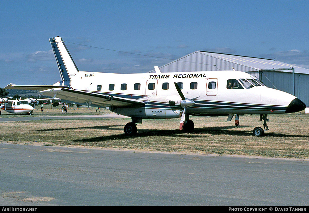 Aircraft Photo of VH-AAP | Embraer EMB-110P1 Bandeirante | Trans Regional | AirHistory.net #43432