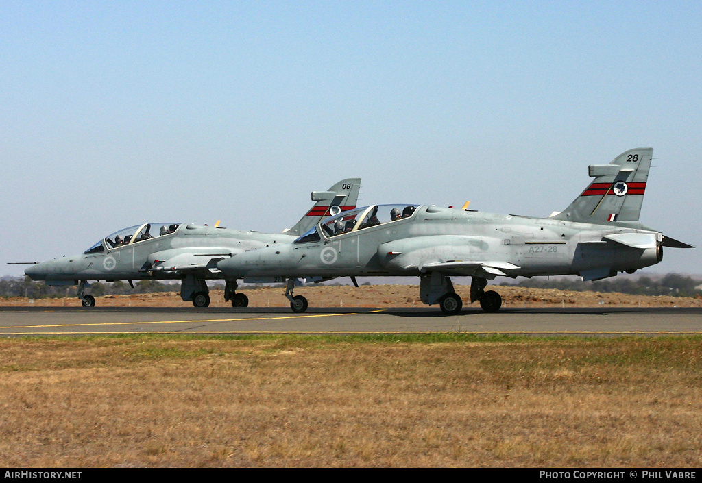 Aircraft Photo of A27-28 | BAE Systems Hawk 127 | Australia - Air Force | AirHistory.net #43458