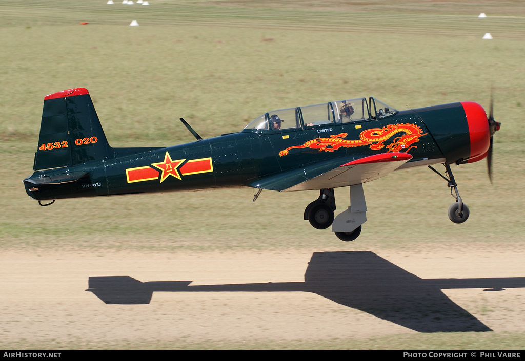 Aircraft Photo of VH-AYU | Nanchang CJ-6A | China - Air Force | AirHistory.net #43464