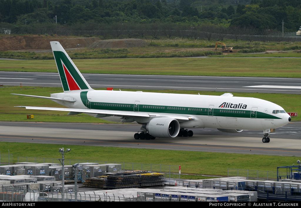 Aircraft Photo of I-DISB | Boeing 777-243/ER | Alitalia | AirHistory.net #43515