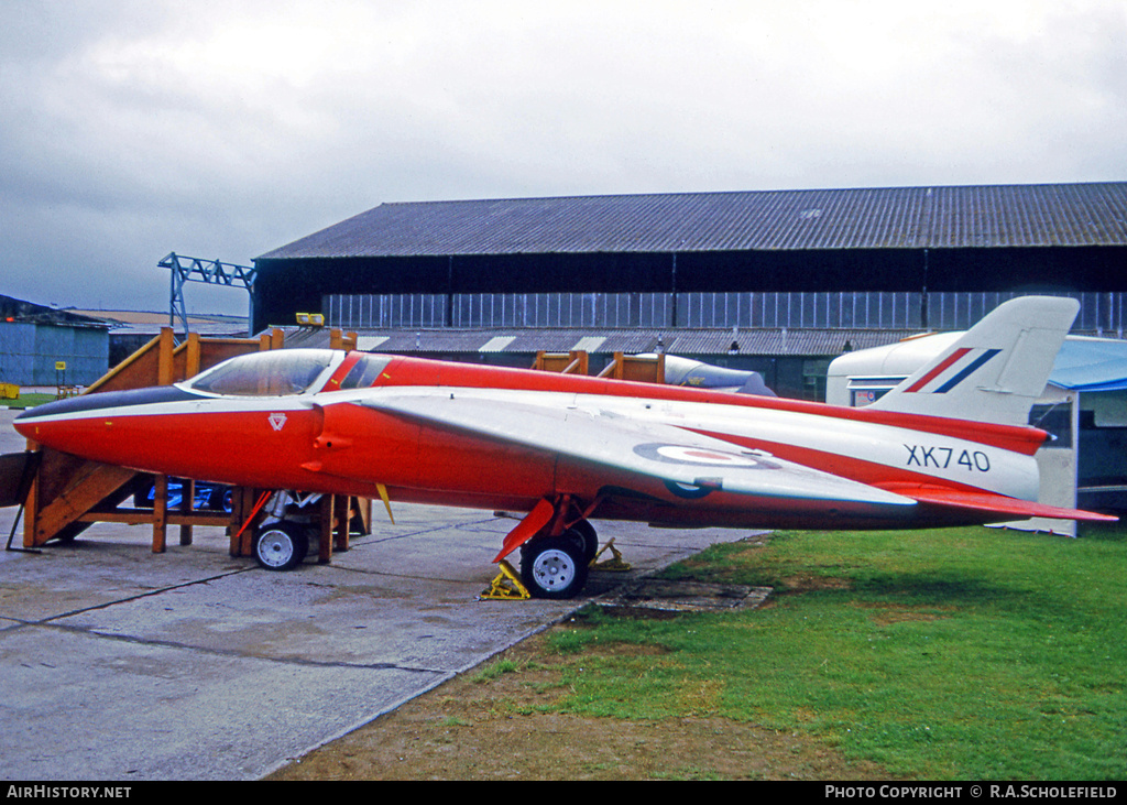 Aircraft Photo of XK740 | Folland Fo-141 Gnat F1 | UK - Air Force | AirHistory.net #43524
