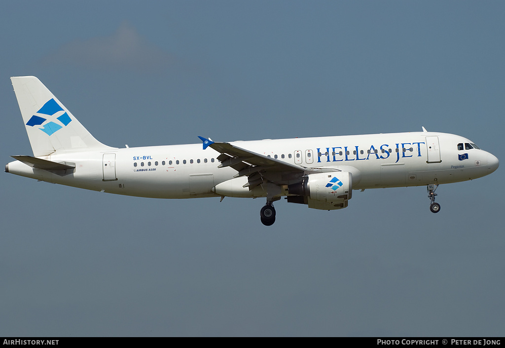 Aircraft Photo of SX-BVL | Airbus A320-211 | Hellas Jet | AirHistory.net #43531