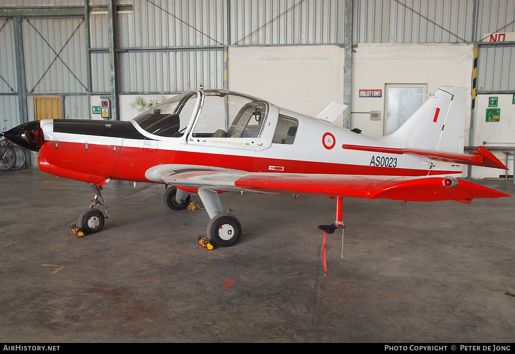 Aircraft Photo of AS0023 | Scottish Aviation Bulldog T1 | Malta - Air Force | AirHistory.net #43532
