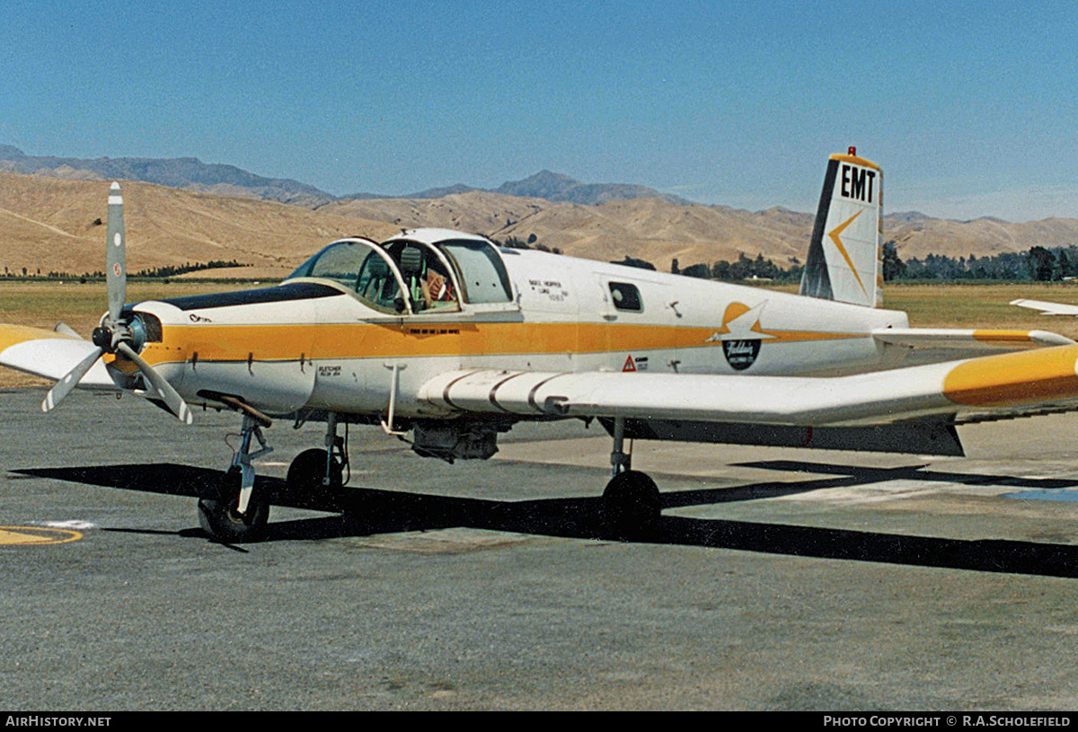 Aircraft Photo of ZK-EMT / EMT | Fletcher FU-24-950 | Fieldair | AirHistory.net #43536