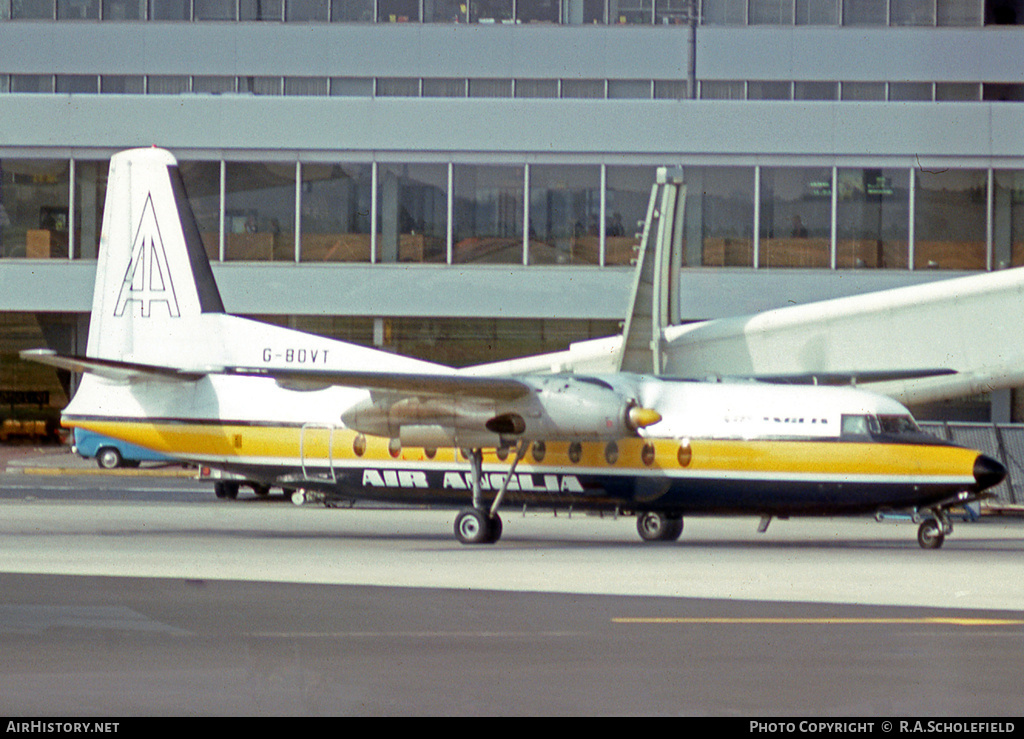 Aircraft Photo of G-BDVT | Fokker F27-200 Friendship | Air Anglia | AirHistory.net #43549