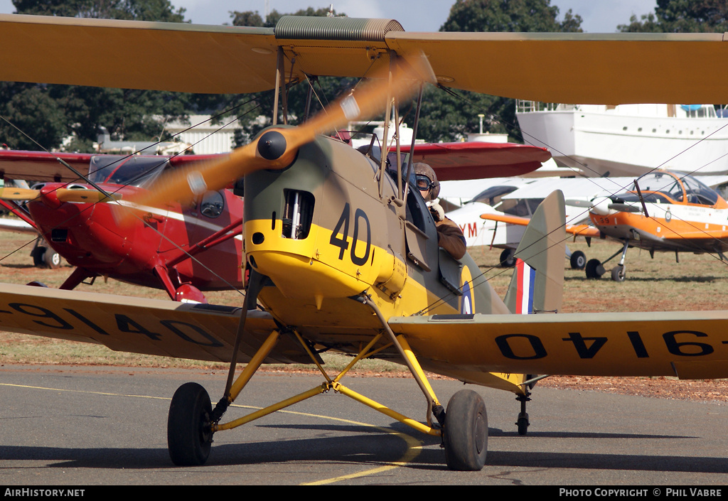 Aircraft Photo of VH-ABL / N9140 | De Havilland D.H. 82A Tiger Moth | Australia - Air Force | AirHistory.net #43566