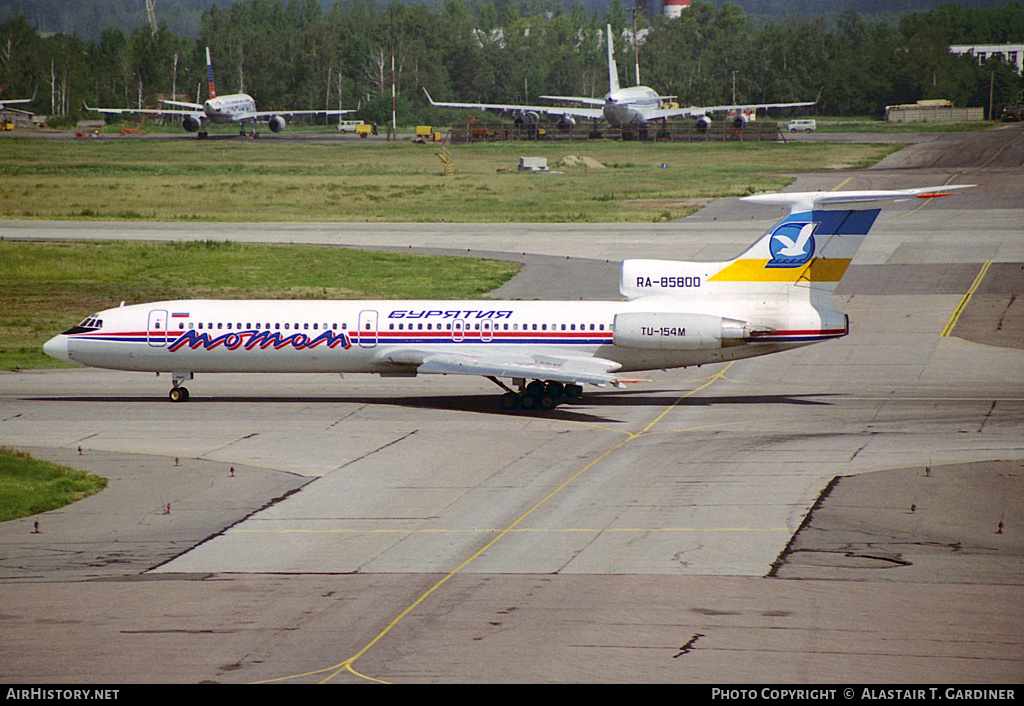Aircraft Photo of RA-85800 | Tupolev Tu-154M | Buryatia Motom | AirHistory.net #43584