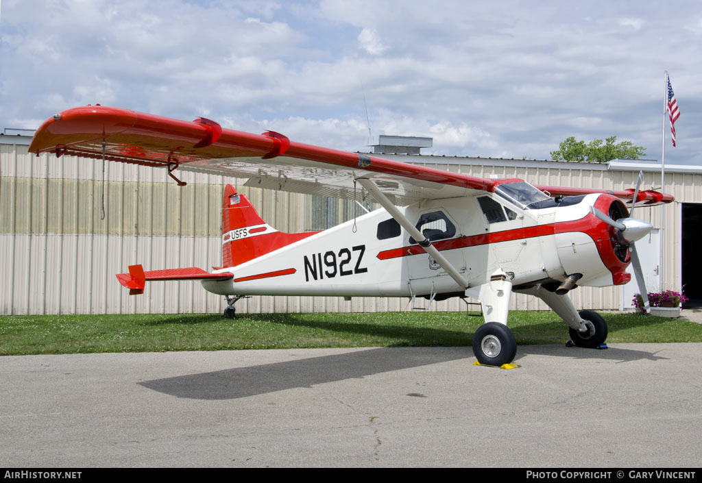 Aircraft Photo of N192Z | De Havilland Canada DHC-2 Beaver Mk.1 | US Forest Service - USFS | AirHistory.net #43618