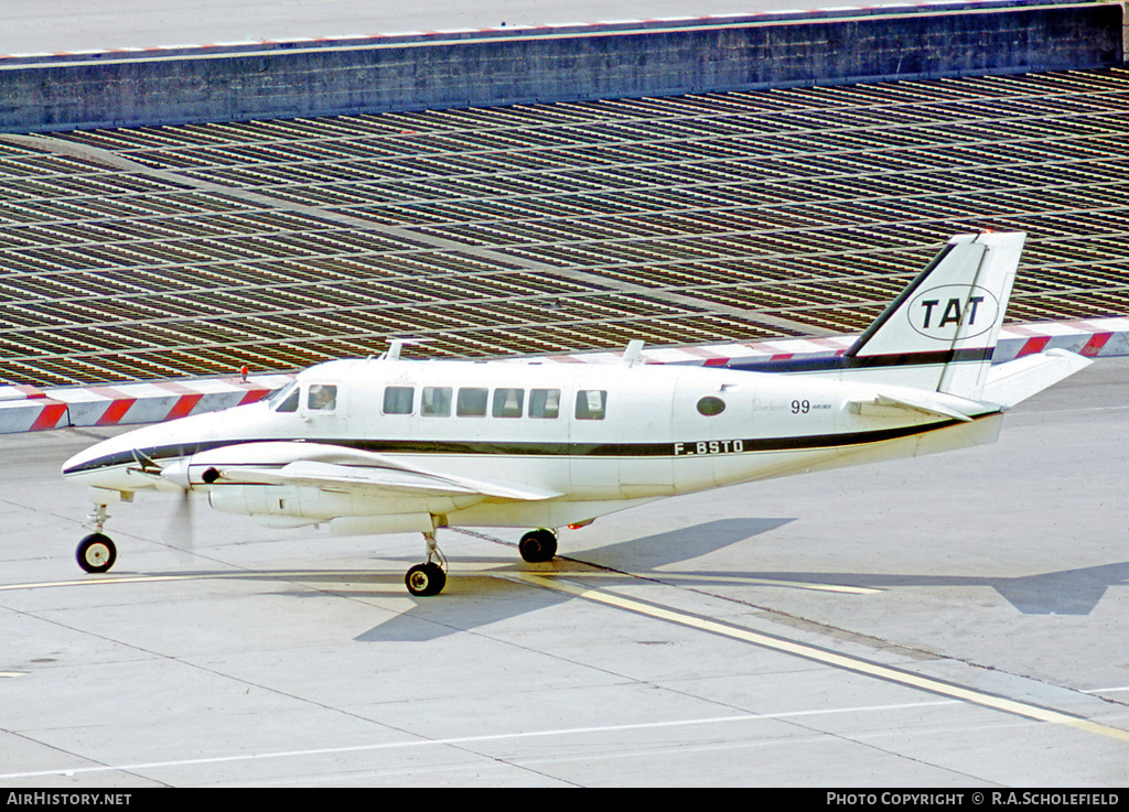 Aircraft Photo of F-BSTO | Beech 99 Airliner | TAT - Touraine Air Transport | AirHistory.net #43622