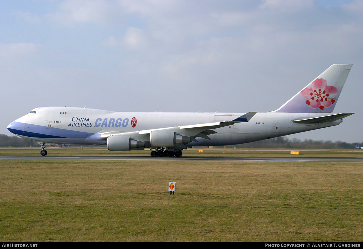 Aircraft Photo of B-18715 | Boeing 747-409F/SCD | China Airlines Cargo | AirHistory.net #43626