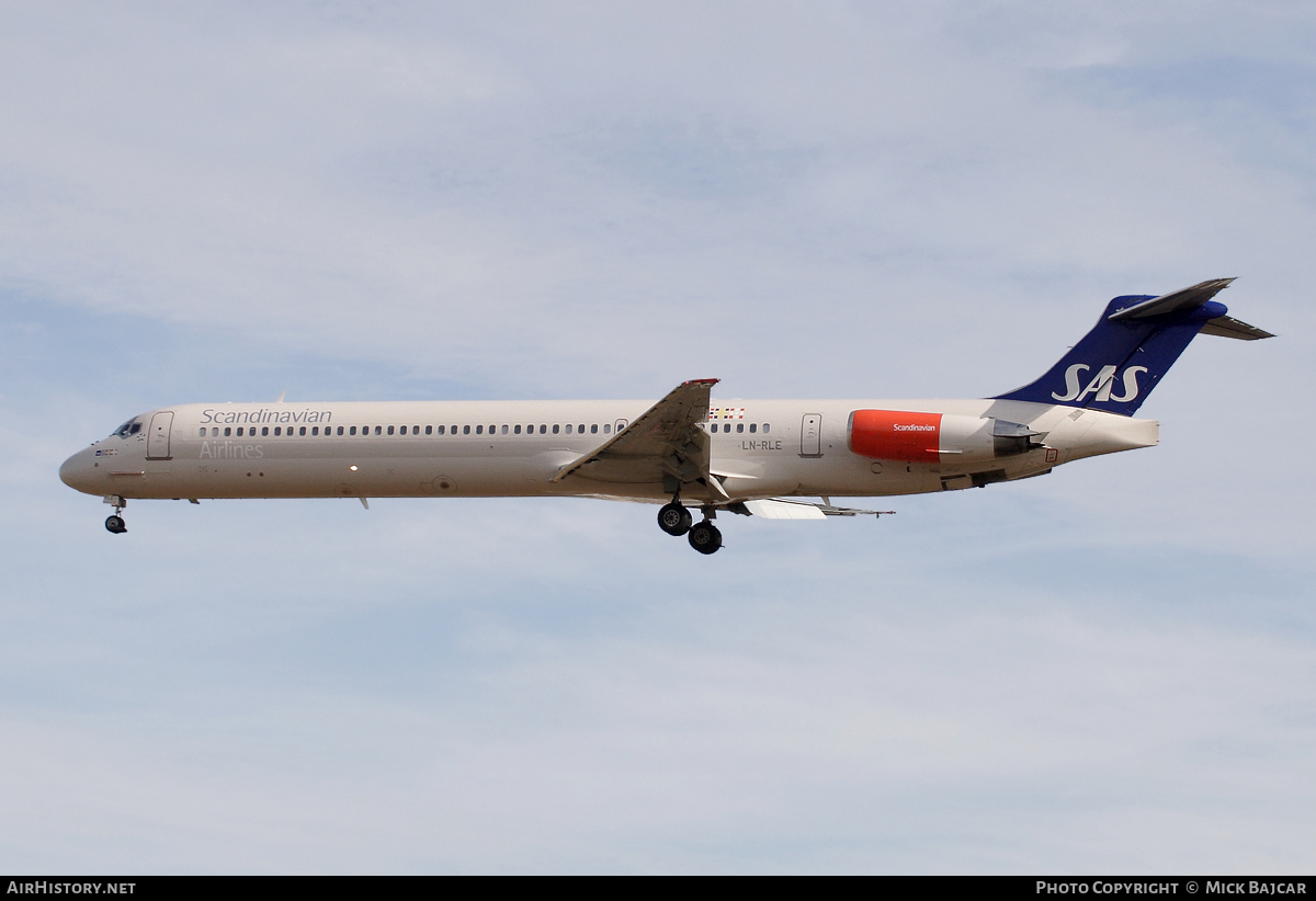 Aircraft Photo of LN-RLE | McDonnell Douglas MD-81 (DC-9-81) | Scandinavian Airlines - SAS | AirHistory.net #43640