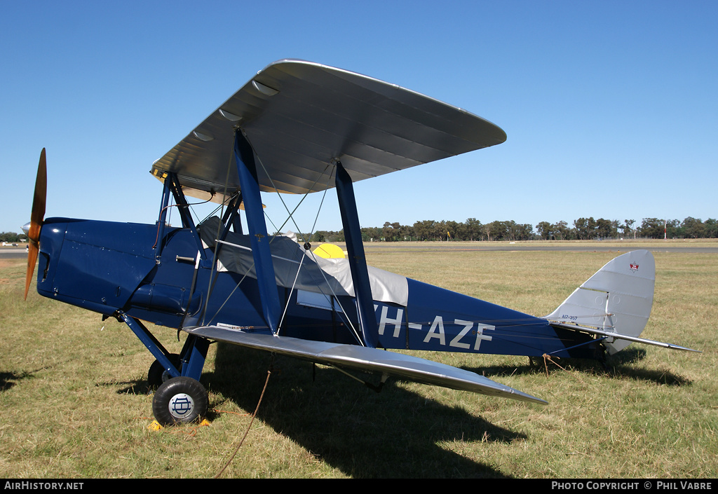 Aircraft Photo of VH-AZF | De Havilland D.H. 82A Tiger Moth | AirHistory.net #43641