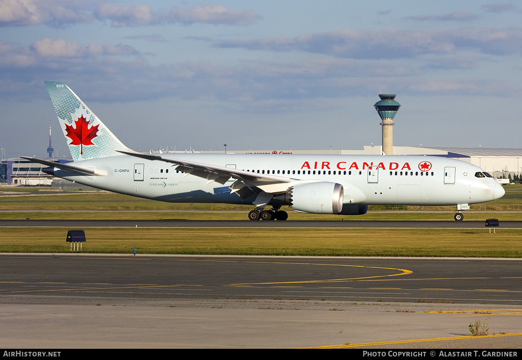 Aircraft Photo of C-GHPU | Boeing 787-8 Dreamliner | Air Canada | AirHistory.net #43646