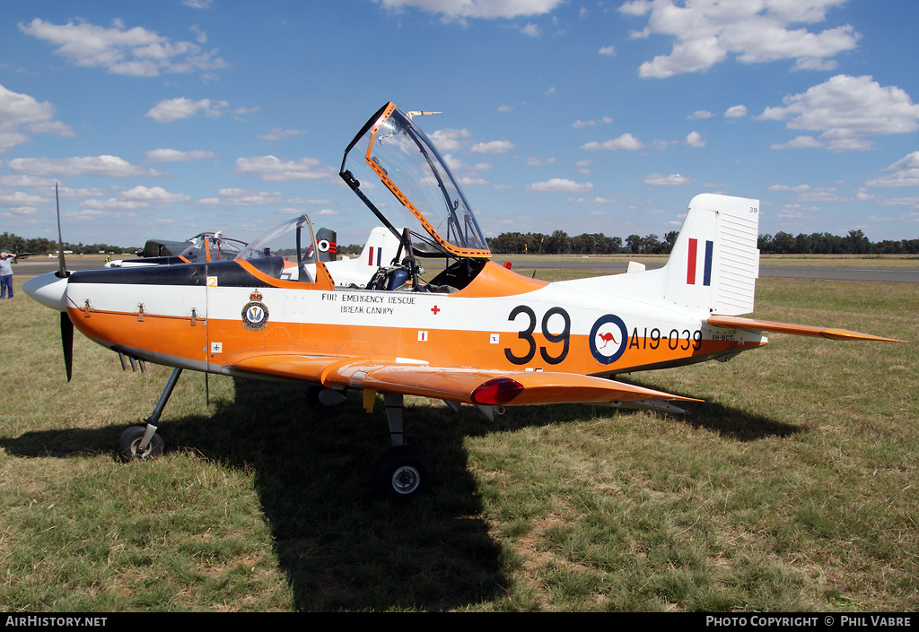 Aircraft Photo of VH-WCT / A19-039 | New Zealand CT-4A Airtrainer | Australia - Air Force | AirHistory.net #43652