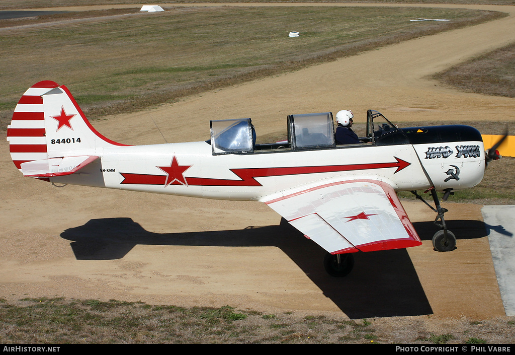 Aircraft Photo of VH-KMM | Yakovlev Yak-52 | Soviet Union - Air Force | AirHistory.net #43658