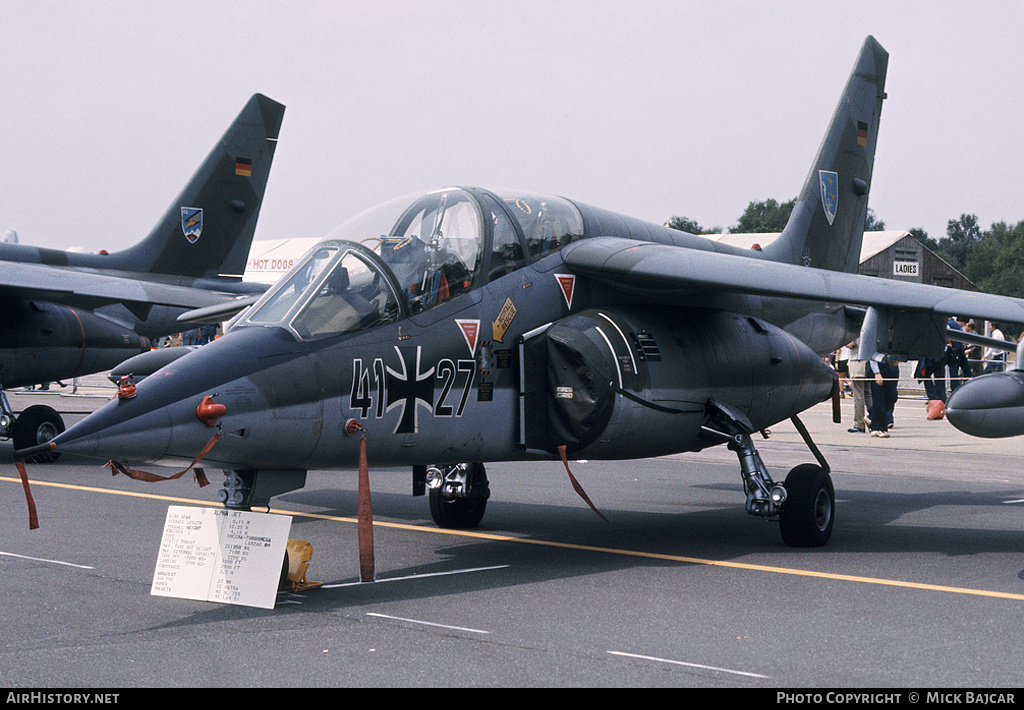 Aircraft Photo of 4127 | Dassault-Dornier Alpha Jet A | Germany - Air Force | AirHistory.net #43668