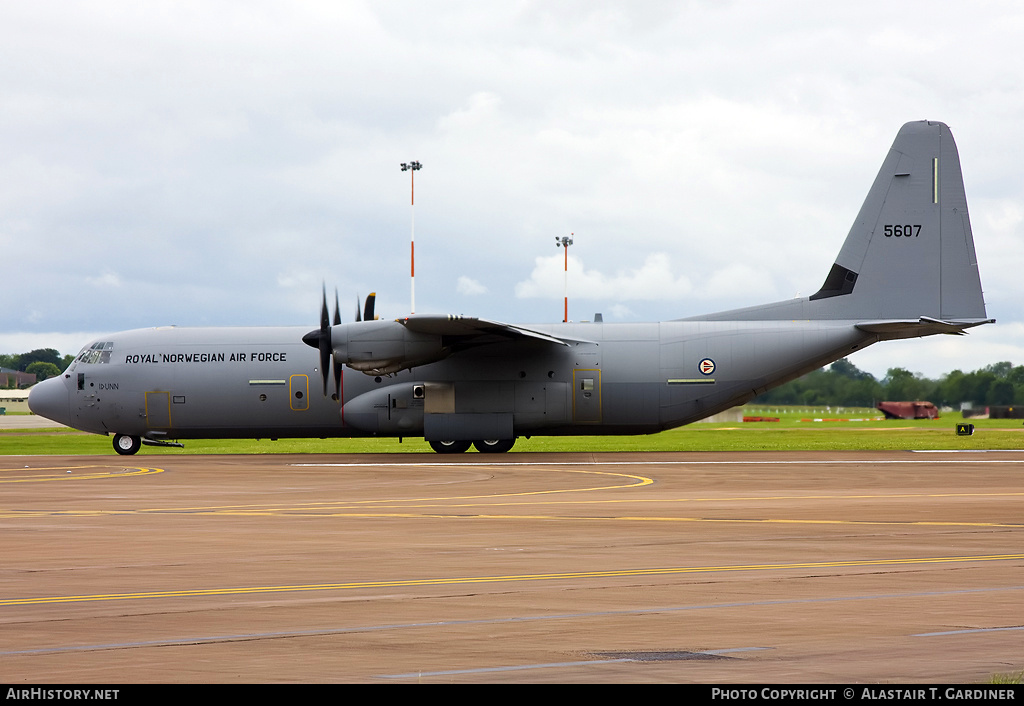 Aircraft Photo of 5607 | Lockheed Martin C-130J-30 Hercules | Norway - Air Force | AirHistory.net #43671