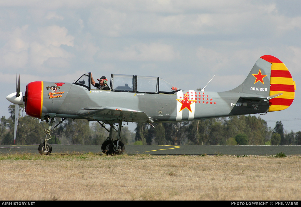 Aircraft Photo of VH-YKW | Yakovlev Yak-52W | Soviet Union - Air Force | AirHistory.net #43674