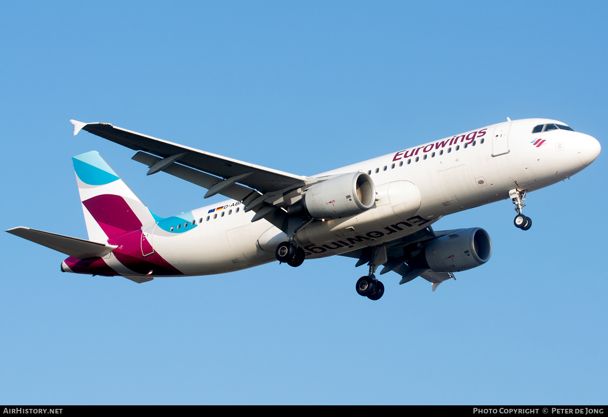 Aircraft Photo of D-ABHN | Airbus A320-214 | Eurowings | AirHistory.net #43731